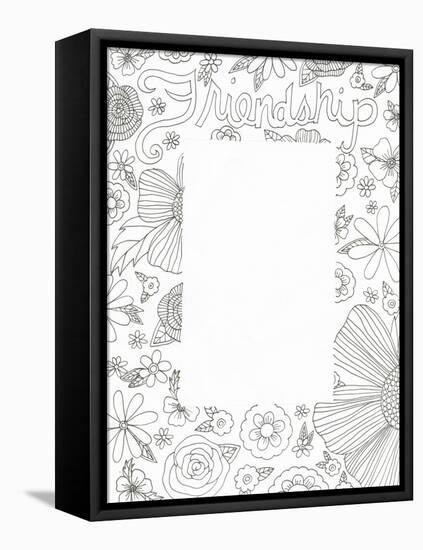 Floral Friends-Pam Varacek-Framed Stretched Canvas