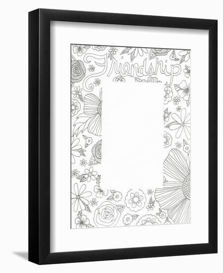 Floral Friends-Pam Varacek-Framed Premium Giclee Print