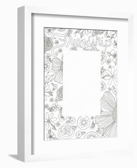 Floral Friends-Pam Varacek-Framed Premium Giclee Print