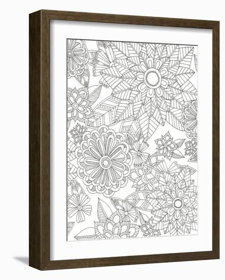 Floral Garden-Pam Varacek-Framed Art Print