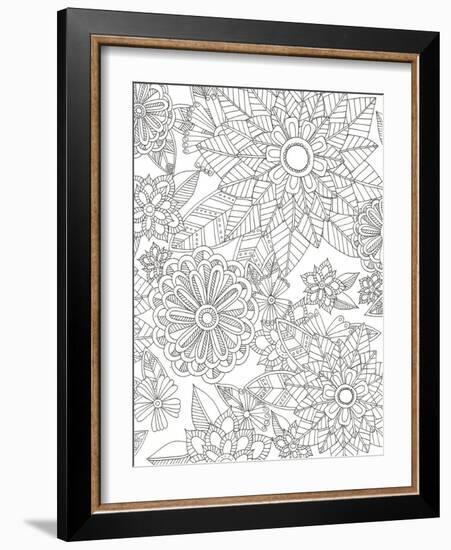 Floral Garden-Pam Varacek-Framed Art Print