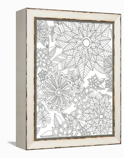 Floral Garden-Pam Varacek-Framed Stretched Canvas