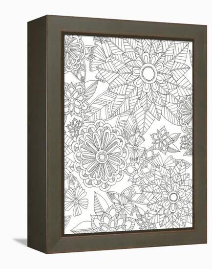 Floral Garden-Pam Varacek-Framed Stretched Canvas