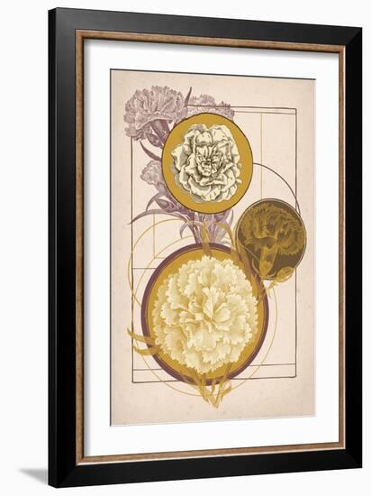 Floral Geometry-null-Framed Premium Giclee Print