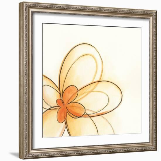 Floral Gesture IV-June Vess-Framed Art Print