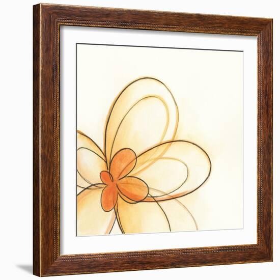 Floral Gesture IV-June Vess-Framed Art Print