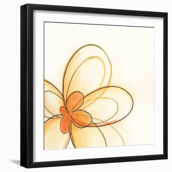 Floral Gesture IV-June Vess-Framed Art Print