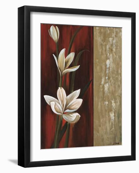 Floral Gold I-Emmanuel Cometa-Framed Giclee Print