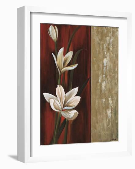 Floral Gold I-Emmanuel Cometa-Framed Giclee Print