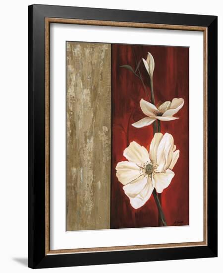 Floral Gold II-Emmanuel Cometa-Framed Giclee Print