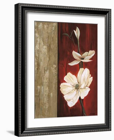 Floral Gold II-Emmanuel Cometa-Framed Giclee Print