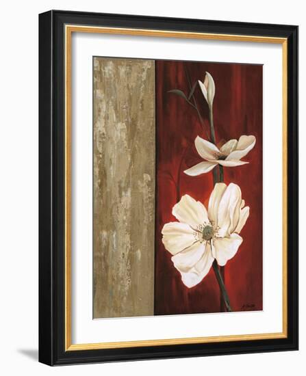 Floral Gold II-Emmanuel Cometa-Framed Giclee Print