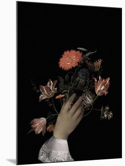 Floral Grasp-Eccentric Accents-Mounted Giclee Print