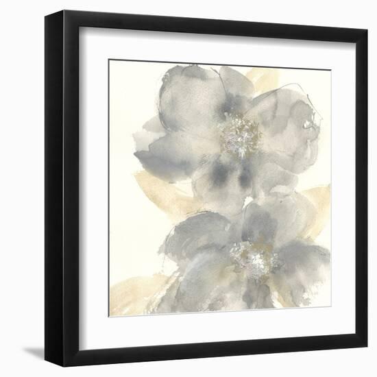 Floral Gray II-Chris Paschke-Framed Art Print