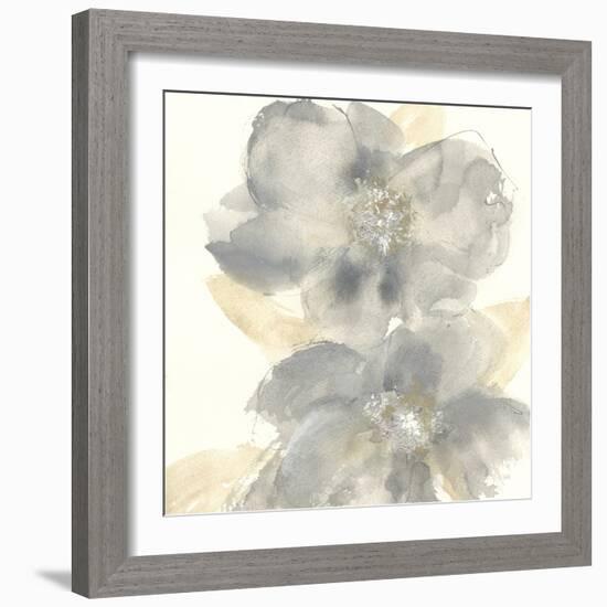 Floral Gray II-Chris Paschke-Framed Art Print