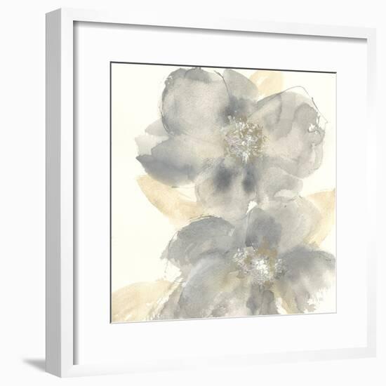 Floral Gray II-Chris Paschke-Framed Art Print