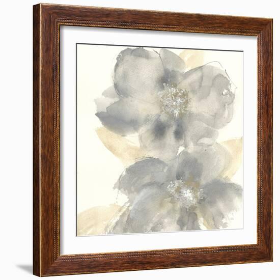 Floral Gray II-Chris Paschke-Framed Art Print