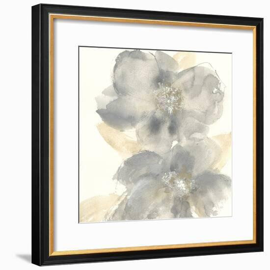 Floral Gray II-Chris Paschke-Framed Art Print