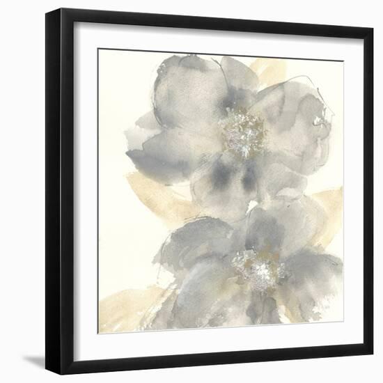 Floral Gray II-Chris Paschke-Framed Art Print