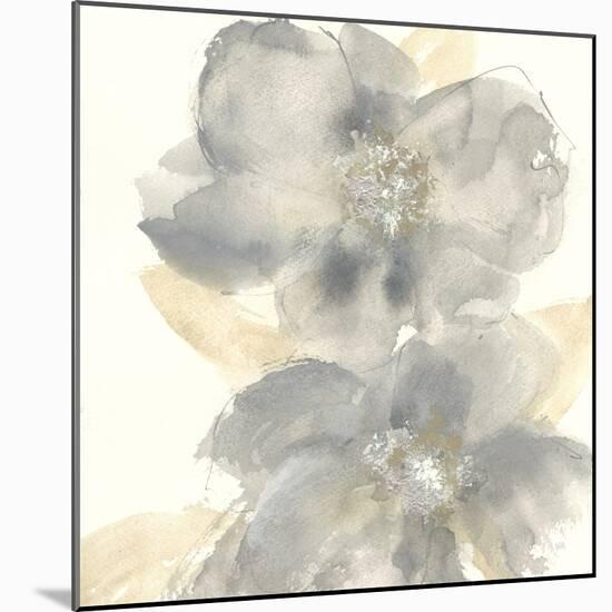 Floral Gray II-Chris Paschke-Mounted Art Print