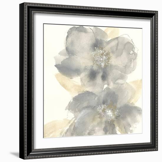 Floral Gray II-Chris Paschke-Framed Art Print