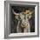 Floral Highland Cow-Silvia Vassileva-Framed Art Print