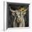 Floral Highland Cow-Silvia Vassileva-Framed Art Print