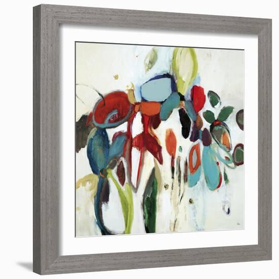 Floral Hints-Lisa Ridgers-Framed Art Print