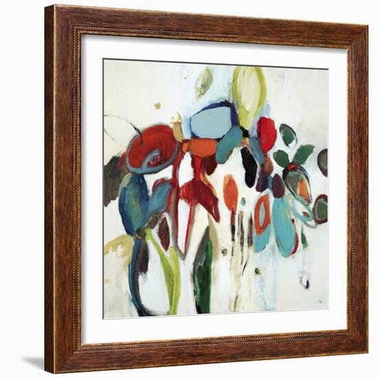 Floral Hints-Lisa Ridgers-Framed Art Print