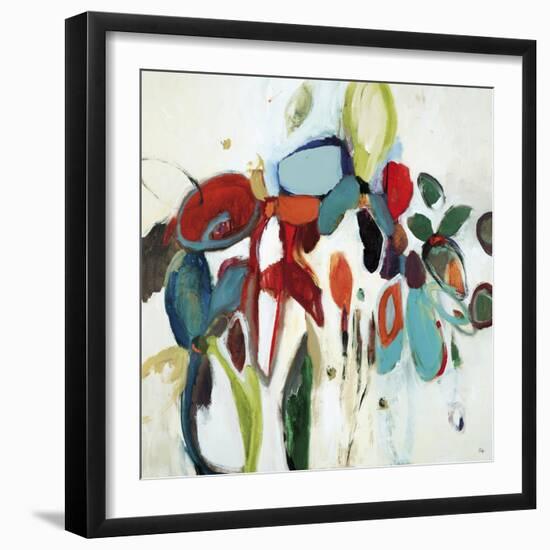 Floral Hints-Lisa Ridgers-Framed Art Print