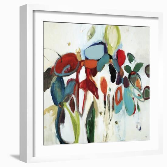 Floral Hints-Lisa Ridgers-Framed Art Print