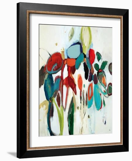 Floral Hints-Lisa Ridgers-Framed Art Print