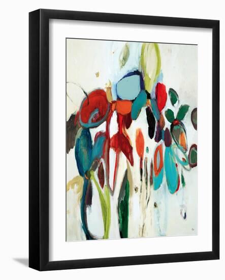 Floral Hints-Lisa Ridgers-Framed Art Print