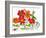 Floral & Hummingbird-Blenda Tyvoll-Framed Art Print