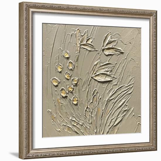 Floral Impasto - Bloom-Erika Greenfield-Framed Giclee Print