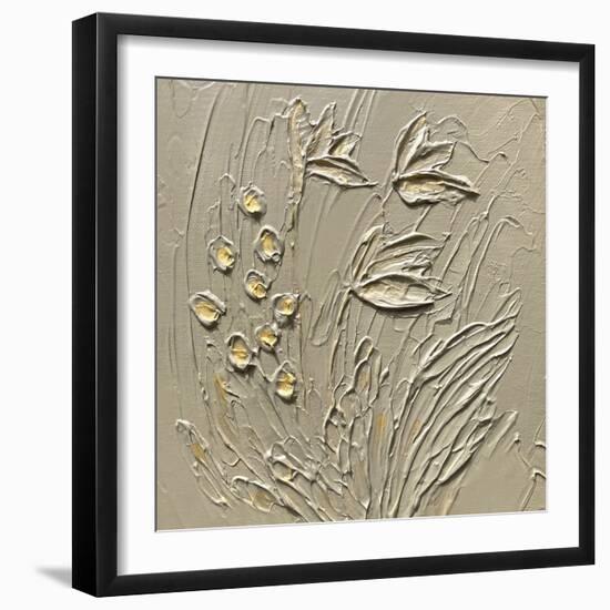 Floral Impasto - Bloom-Erika Greenfield-Framed Giclee Print