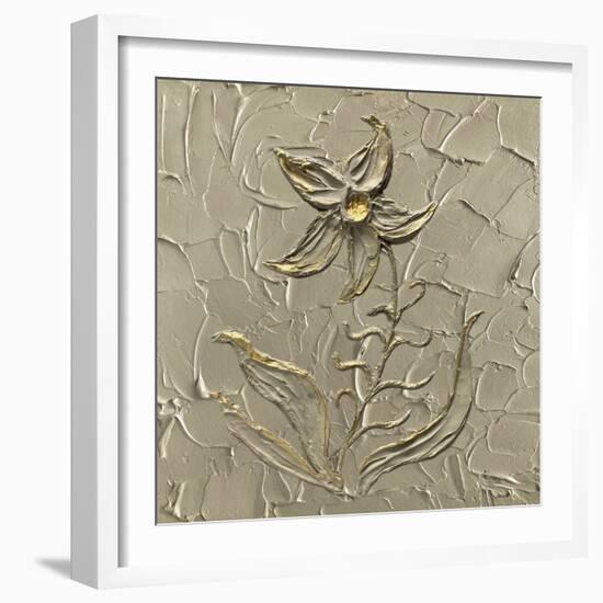 Floral Impasto - Shine-Erika Greenfield-Framed Giclee Print