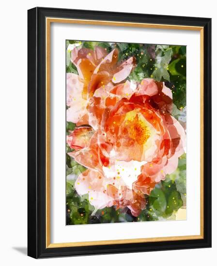 Floral in Bloom III-Chamira Young-Framed Art Print