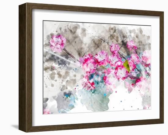 Floral in Bloom XII-Chamira Young-Framed Art Print