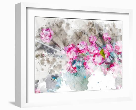 Floral in Bloom XII-Chamira Young-Framed Art Print