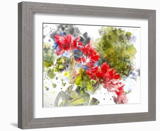 Floral in Bloom XIV-Chamira Young-Framed Art Print