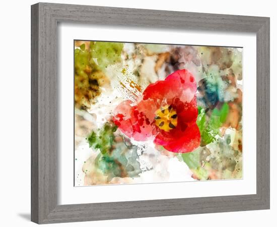 Floral in Bloom XV-Chamira Young-Framed Art Print