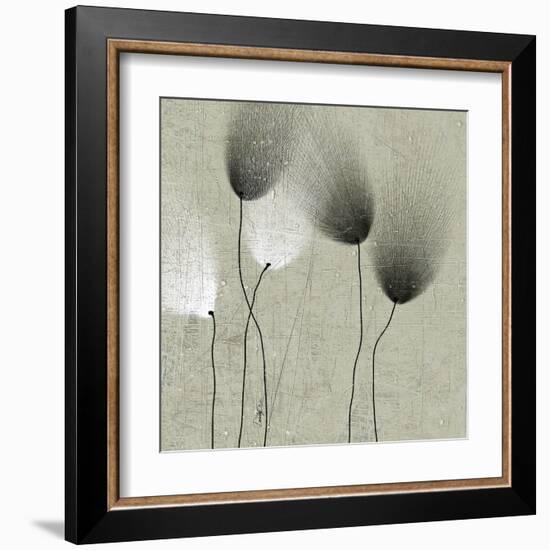 Floral in Shades II-null-Framed Art Print