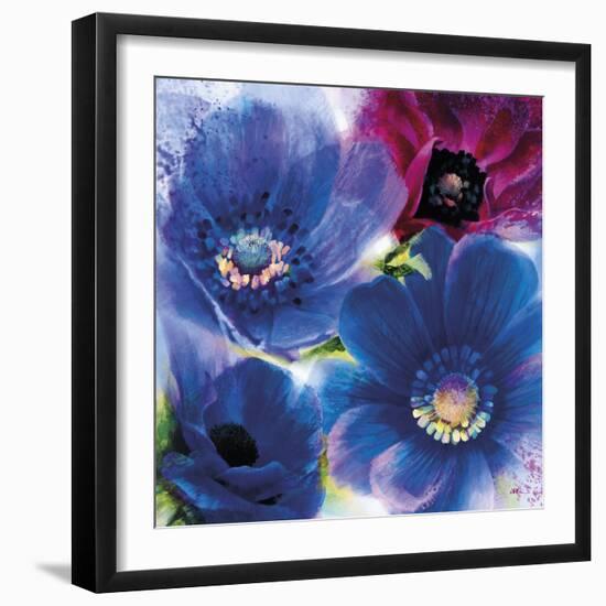 Floral Intensity I-Nick Vivian-Framed Giclee Print