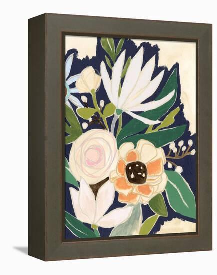 Floral Interim I-June Vess-Framed Stretched Canvas