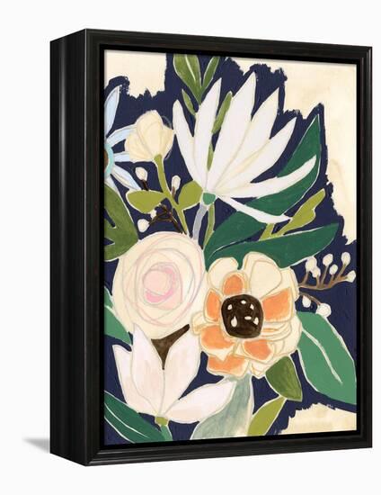 Floral Interim I-June Vess-Framed Stretched Canvas