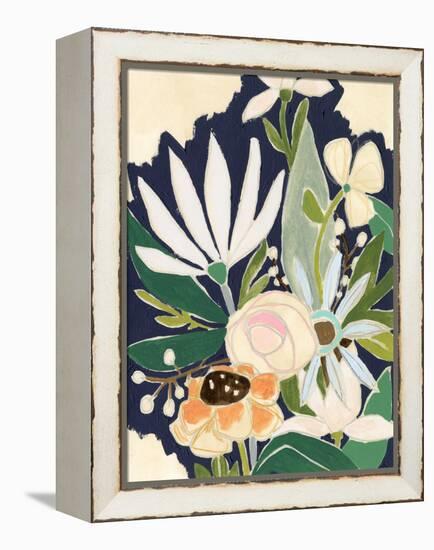 Floral Interim II-June Vess-Framed Stretched Canvas