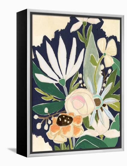 Floral Interim II-June Vess-Framed Stretched Canvas