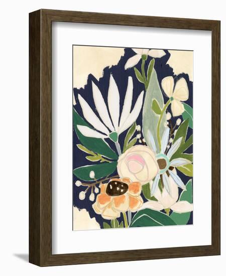 Floral Interim II-June Vess-Framed Art Print