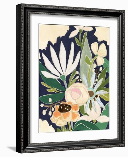 Floral Interim II-June Vess-Framed Art Print